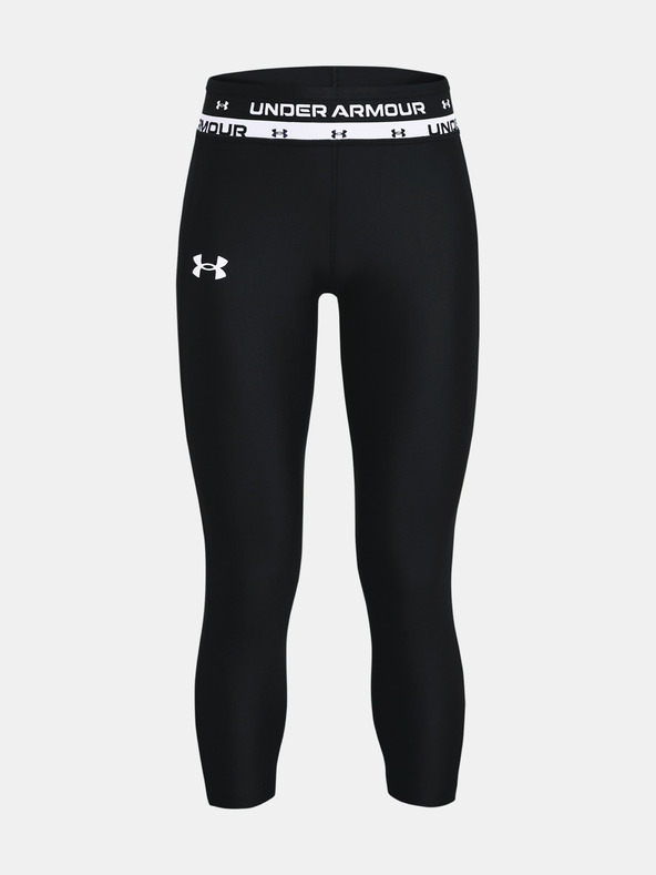 Under Armour HG Armour Crop Kids Leggings Negro