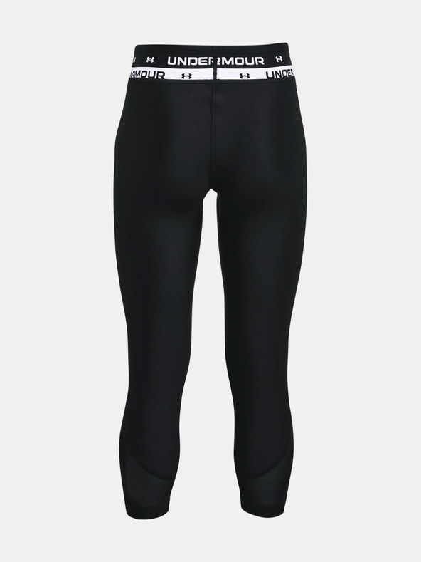 Under Armour HG Armour Crop Kids Leggings Negro