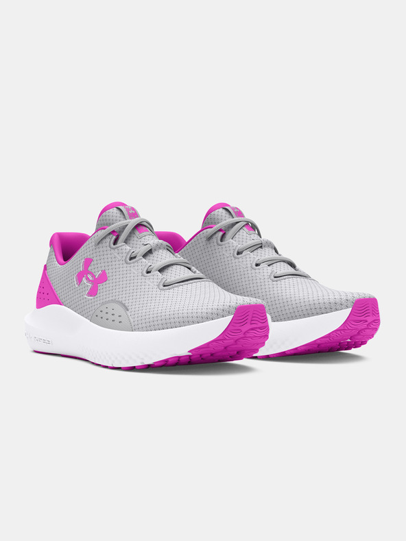 Under Armour UA W Charged Surge 4 Tenisky Šedá