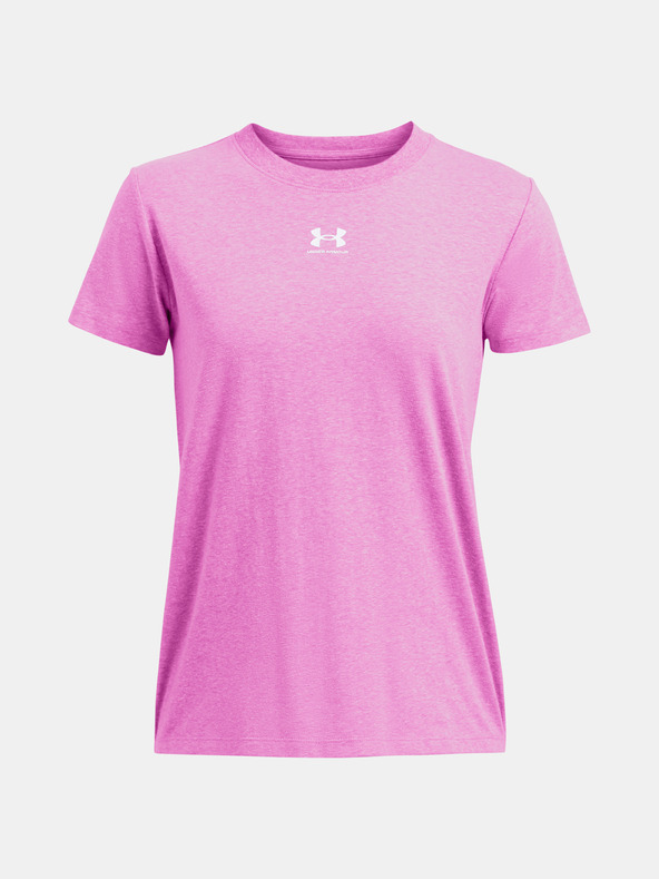 Under Armour UA Rival Core SS T-shirt Violeta