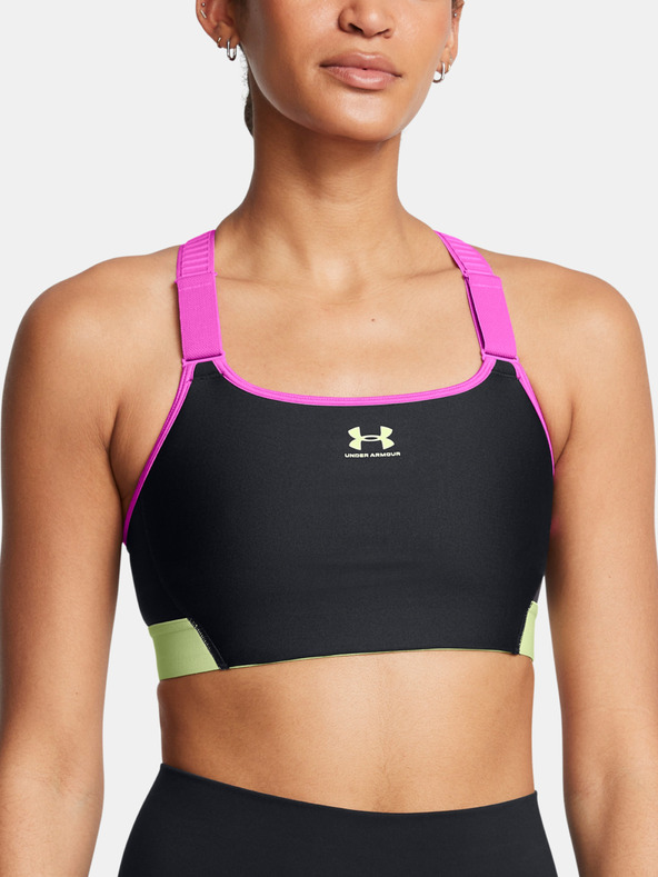 Under Armour UA HG Armour High Pocket Sportovní podprsenka Černá