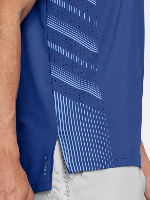 Under Armour UA Launch Elite Graphic SS T-shirt Azul