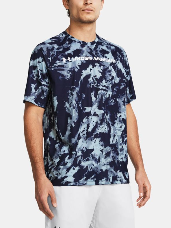 Under Armour UA Tech Abc Camo SS T-shirt Azul