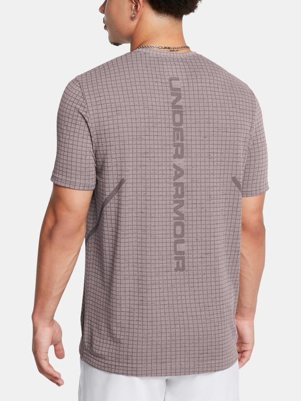 Under Armour Vanish Seamless Grid SS T-shirt Gris