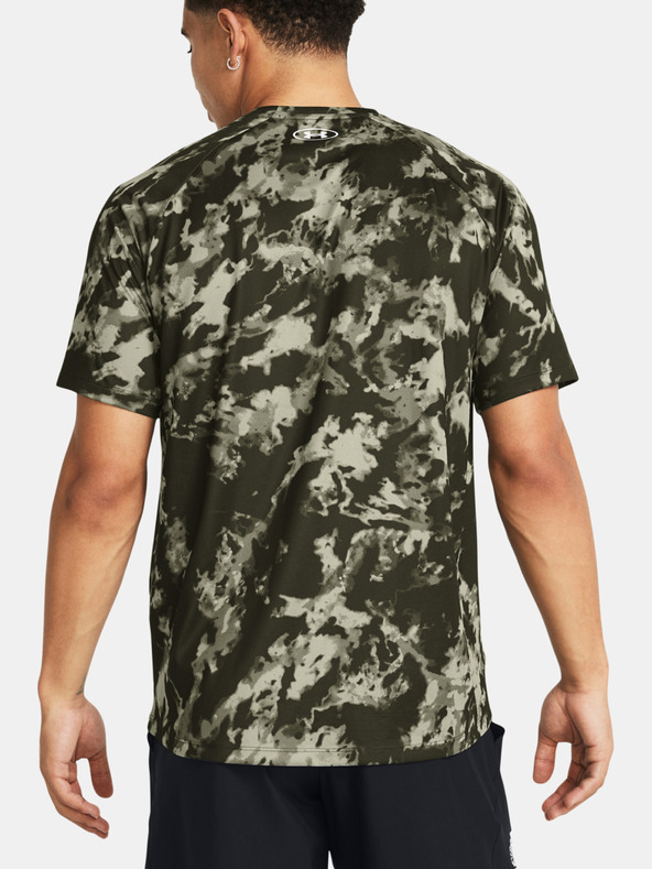 Under Armour UA Tech Abc Camo SS T-shirt Verde