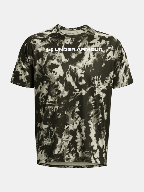 Under Armour UA Tech Abc Camo SS T-shirt Verde