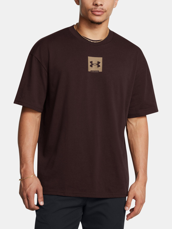 Under Armour UA M HW OS Sm Box SS T-shirt Marrón