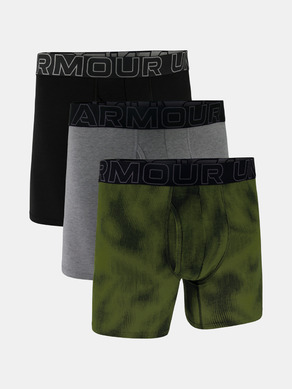 Under Armour M UA Perf Cotton Nov 6in Boxerky 3 ks