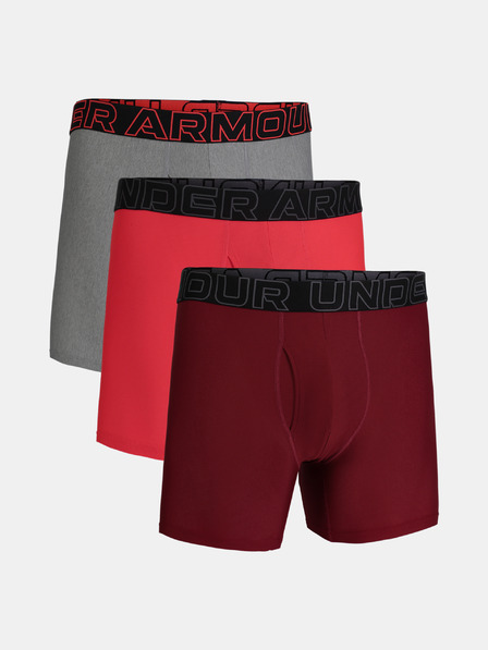 Under Armour M UA Perf Tech Mesh 6in Boxerky 3 ks