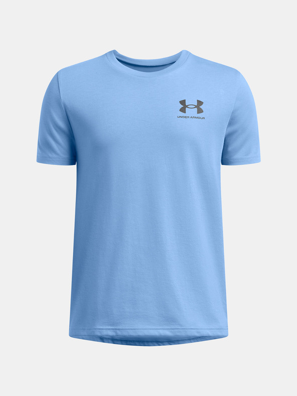 Under Armour UA B Sportstyle Left Chest SS Kids T-shirt Azul