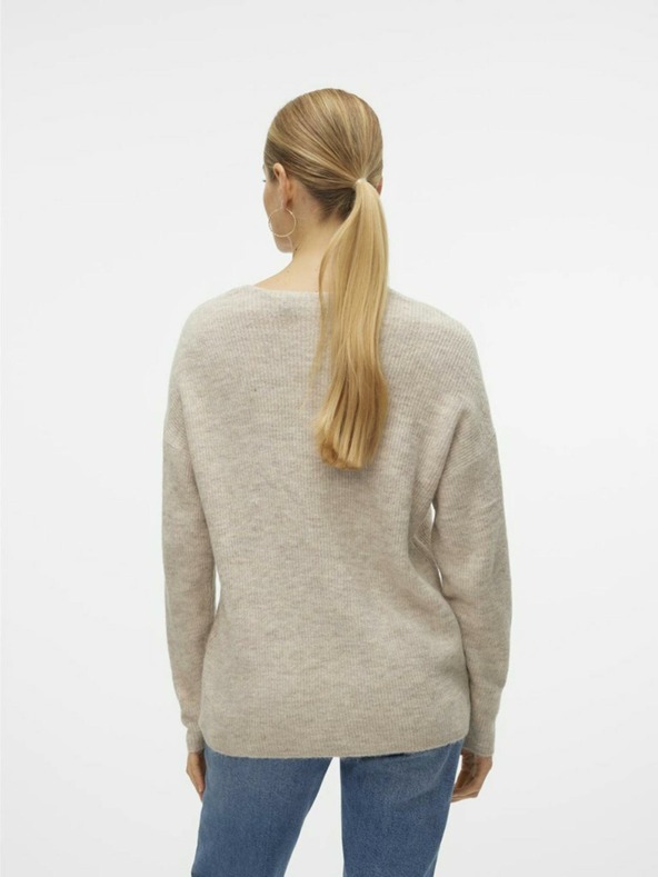 Vero Moda Crewlefile Sweater Beis