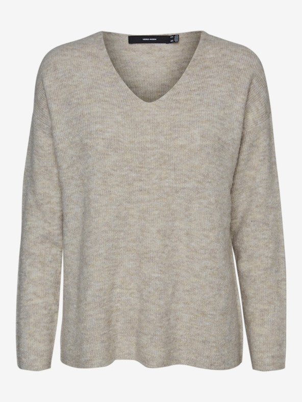 Vero Moda Crewlefile Sweater Beis