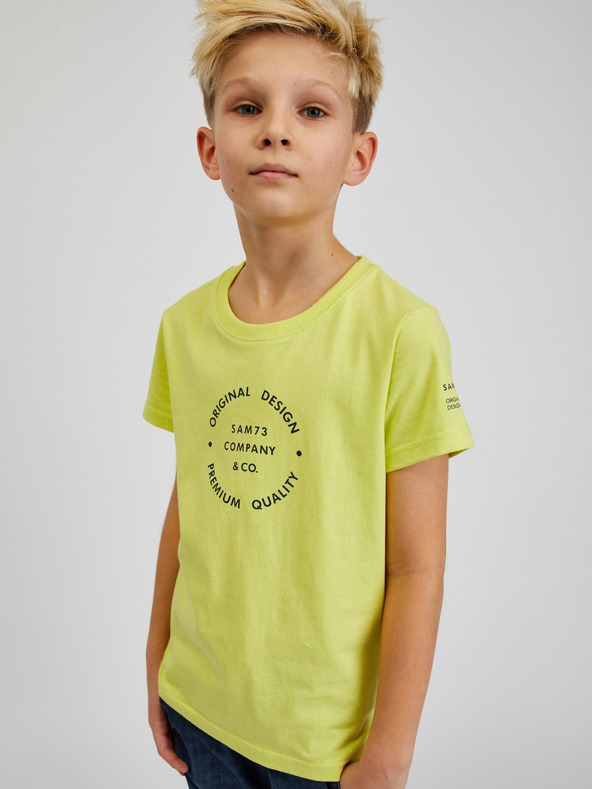 Sam 73 Pyrop Kids T-shirt Amarillo