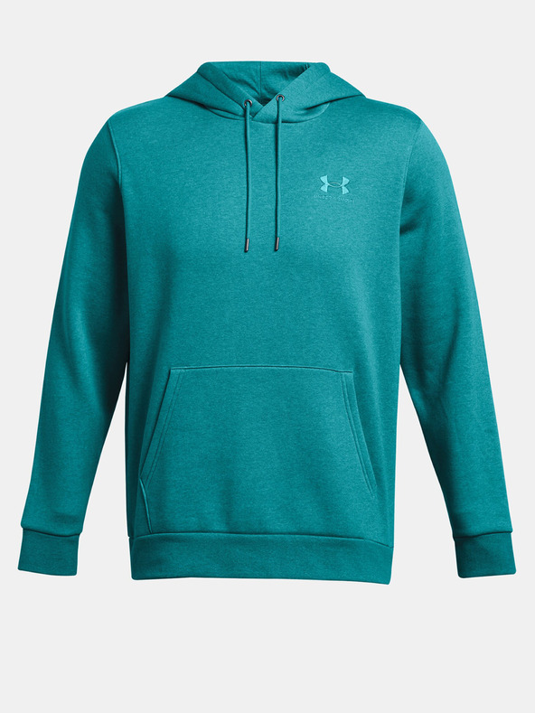 Under Armour UA Essential Fleece Hoodie Sweatshirt Azul