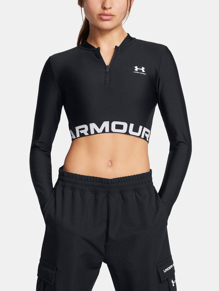 Under Armour HeatGear Rib 1/4 Zip LS Triko