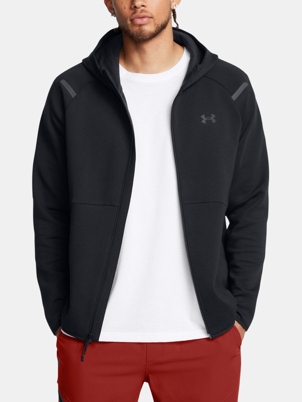 Under Armour UA Unstoppable Flc FZ HD EU Sweatshirt Negro