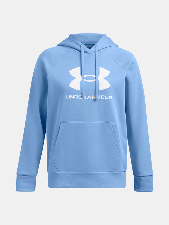 Under Armour UA Rival Fleece Big Logo Hdy Sweatshirt Azul