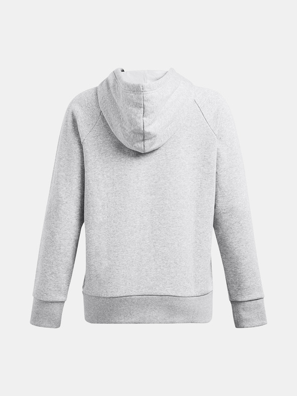 Under Armour Rival Fleece Wordmark Hoodie Sweatshirt Gris