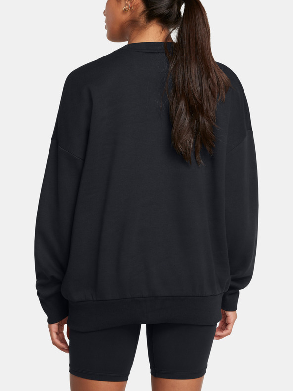 Under Armour Rival Fleece WordmarkOS Crew Sweatshirt Negro