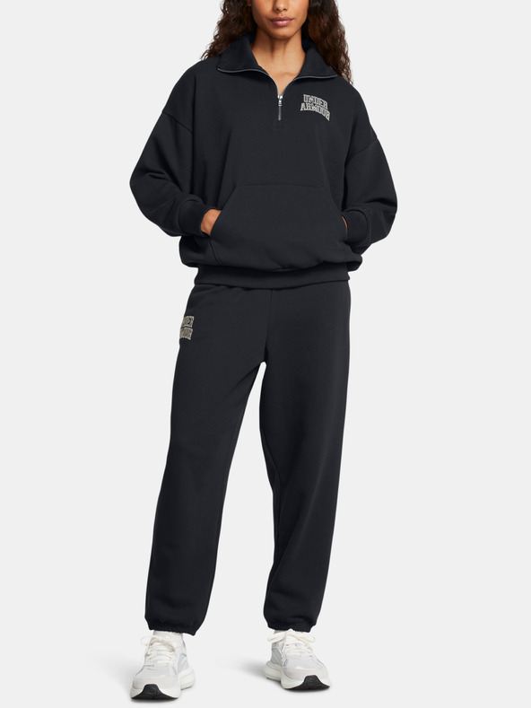 Under Armour UA Icon HWT Terry OS HZ Sweatshirt Negro