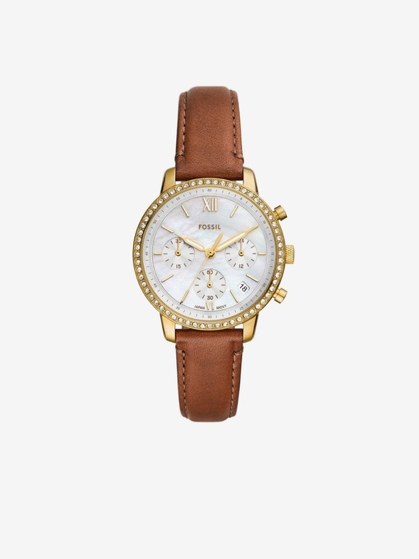 Fossil Raquel Watch Ring Hodinky Hnědá