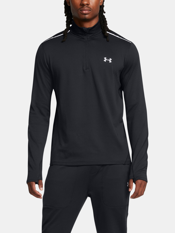 Under Armour UA Vanish CW 1/4 Zip T-shirt Negro