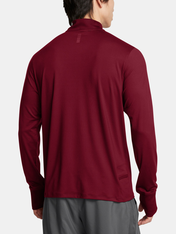 Under Armour UA Launch Pro 1/4 ZIP T-shirt Rojo