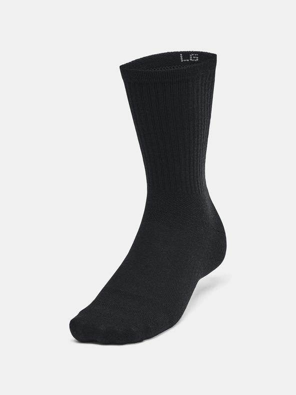 Under Armour UA Essential 6pk Crew Socks 6 Pairs Negro