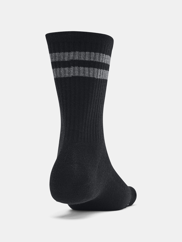 Under Armour UA Essential 6pk Crew Socks 6 Pairs Negro