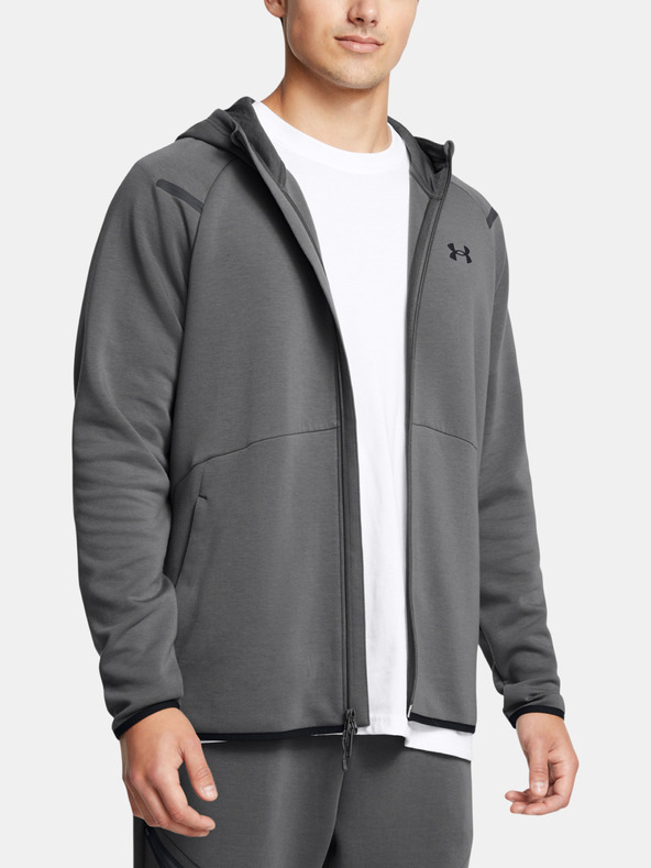 Under Armour UA Unstoppable Flc FZ HD EU Sweatshirt Gris