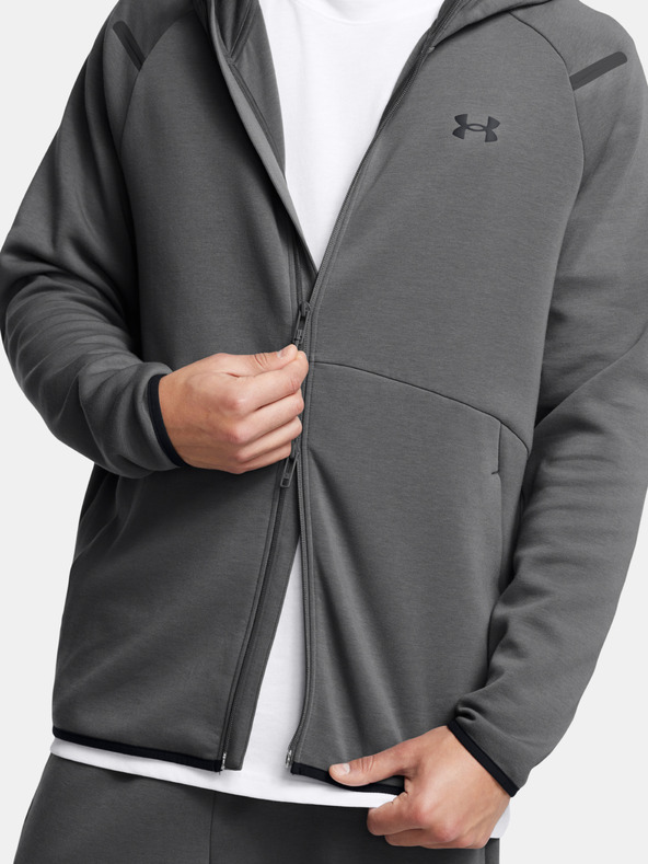 Under Armour UA Unstoppable Flc FZ HD EU Sweatshirt Gris