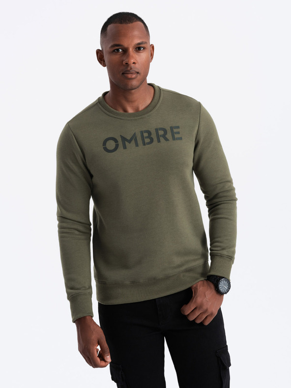 Ombre Clothing Sudadera Verde