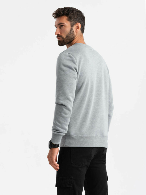 Ombre Clothing Sudadera Gris