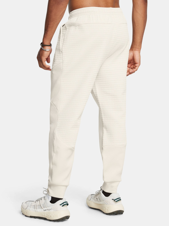 Under Armour UA Unstoppable Flc Grid Jrg Sweatpants Blanco