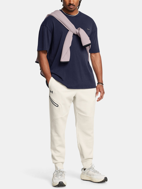 Under Armour UA Unstoppable Flc Grid Jrg Sweatpants Blanco