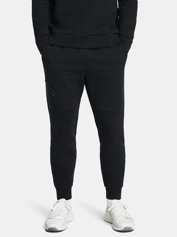 Under Armour UA Unstoppable Flc Grid Jrg Sweatpants Negro