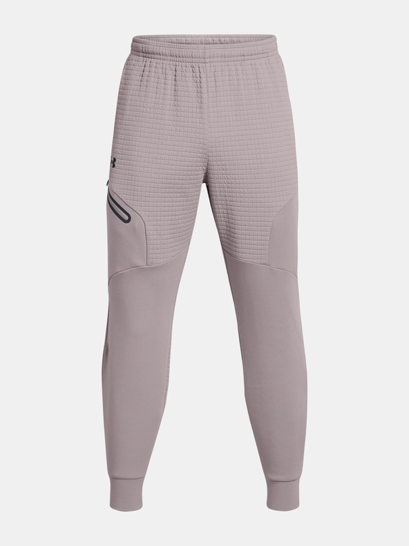 Under Armour UA Unstoppable Flc Grid Jrg Sweatpants Gris