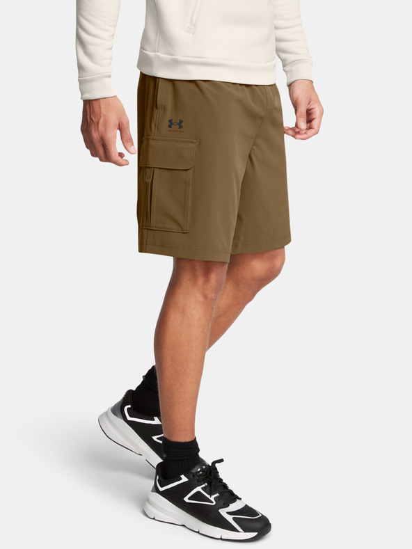 Under Armour UA Vibe Woven Cargo Short Pants Marrón