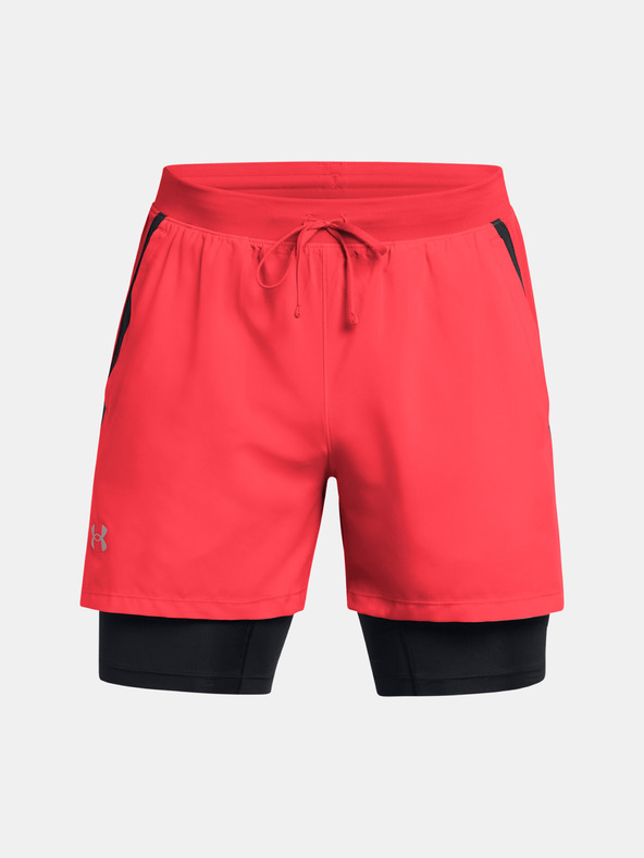 Under Armour UA Launch 5'' 2-IN-1 Short Pants Rojo