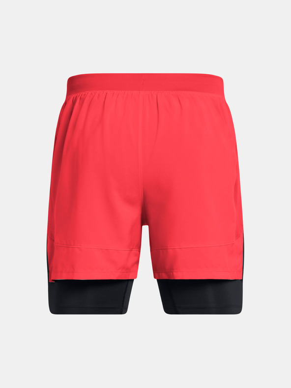 Under Armour UA Launch 5'' 2-IN-1 Short Pants Rojo