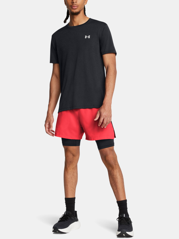 Under Armour UA Launch 5'' 2-IN-1 Short Pants Rojo