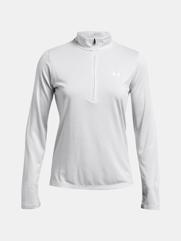 Under Armour Tech 1/2 Zip- Twist T-shirt Gris