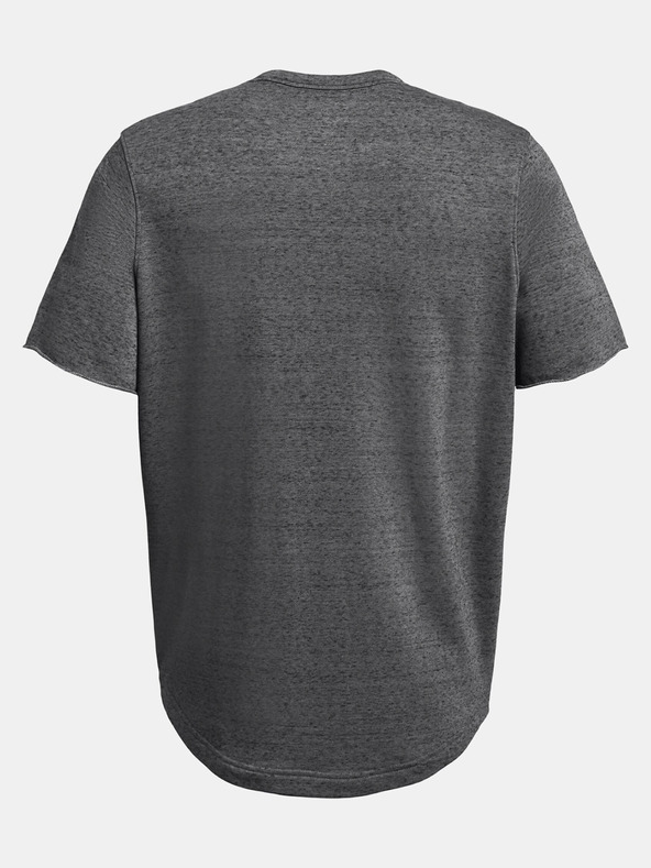 Under Armour UA Rival Terry SS Colorblock T-shirt Gris