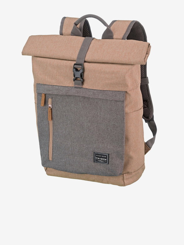 Travelite Basics Roll-up Backpack Rosa