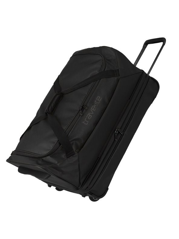 Travelite Basics Wheeled Duffle Exp. Taška Černá