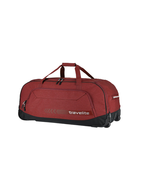 Travelite Kick Off Wheeled Duffle Travel Bag Rojo