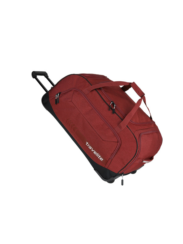 Travelite Kick Off Wheeled Duffle Travel Bag Rojo