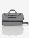 Travelite Basics Wheeled duffle S - šedo-zelená Taška