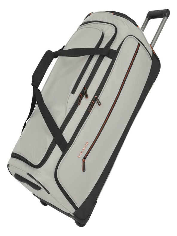 Travelite Crosslite 5.0 Wheeled Duffle L White Sand Taška Bílá