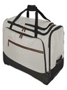 Travelite Crosslite 5.0 Wheeled Duffle L White Sand Taška